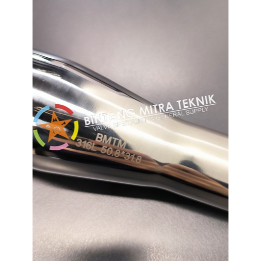 REDUCER / OVERSOCK SANITARY LONG SS316L 2" x 1 1/4" (50.8 x 31.8 MM)