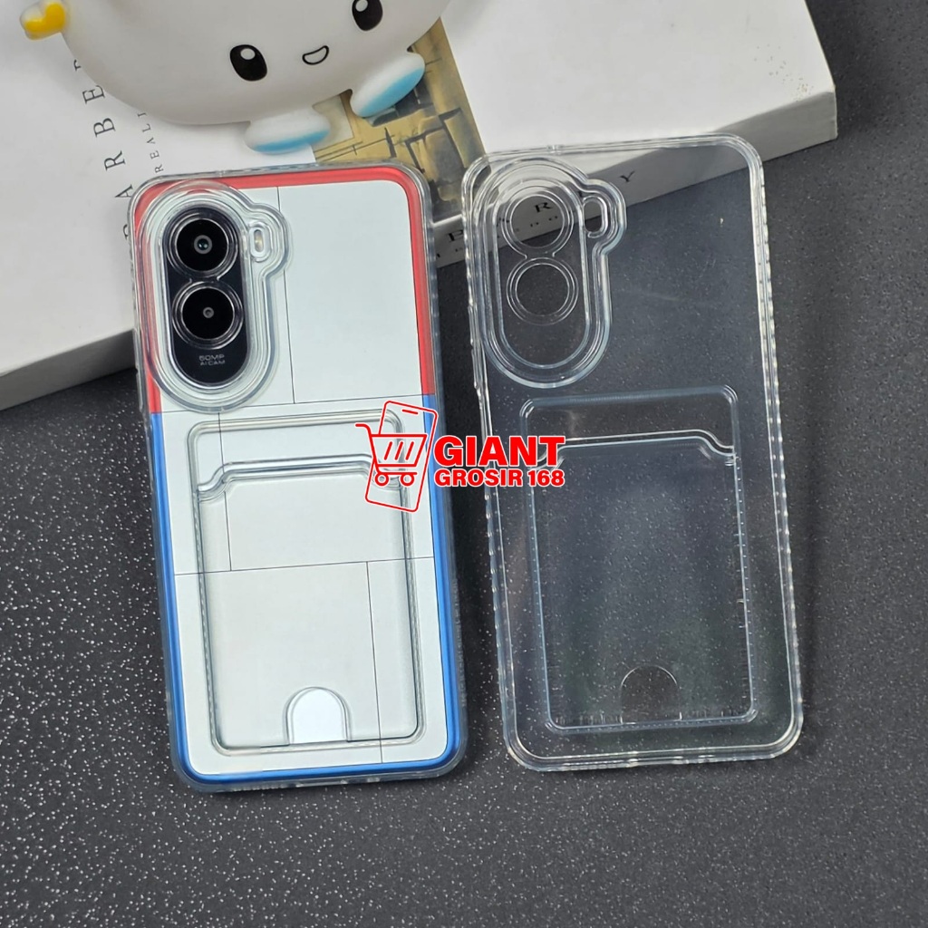 Poco M7 Poco M7 Pro 5G Clear Card Slot Clear Card Case Poco M7 Poco M7 Pro 5G