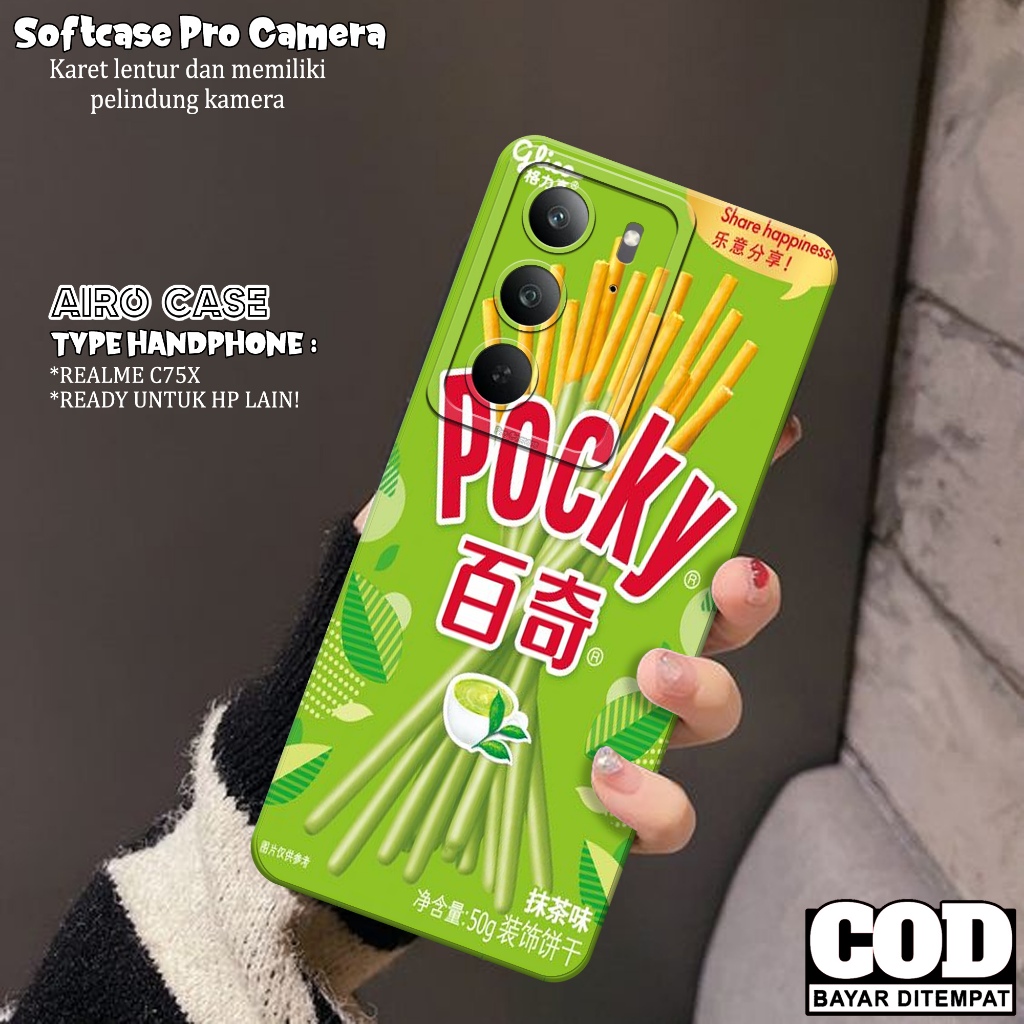 HP ใหม่ล่าสุด REALME C75X Case - ใหม่ล่าสุด REALME C75X Softcase - FOOD Fashion Case - REALME C75X C