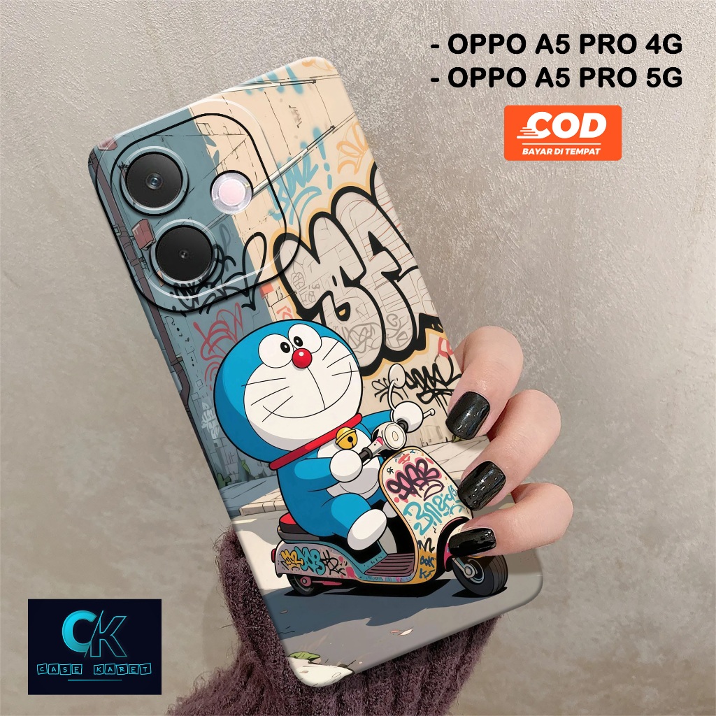 HP เคส OPPO A5 PRO 4G / A5 PRO 5G 2025 ใหม่ล่าสุด - เคสแฟชั่นการ์ตูน - เคสยาง - เคส OPPO A5 PRO 4G /