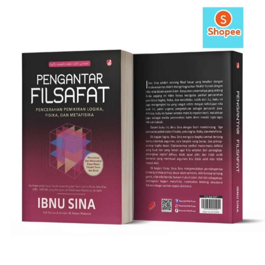 หนังสือต้นฉบับ INTRODUCTION TO PHILOSOPHY IBNU SINA PUBLISHER DIVA PRESS