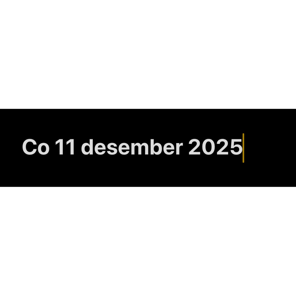 CO 11 DECEMBER 2025*