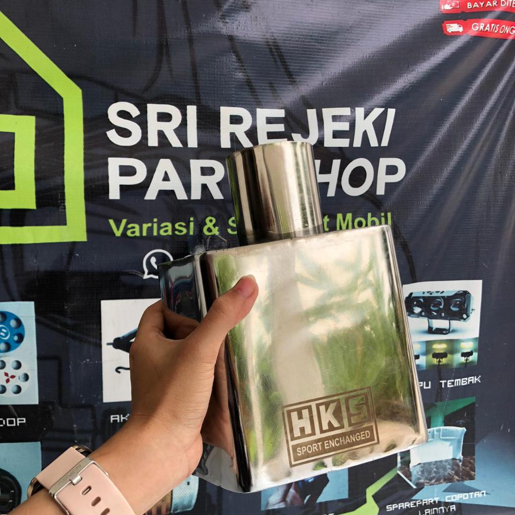 (1 ชิ้น) HKS SOS TRAPEZIUM 2.5 นิ้วขนาดใหญ่ || JETBUS SOUND SOLAR WELDING SYSTEM