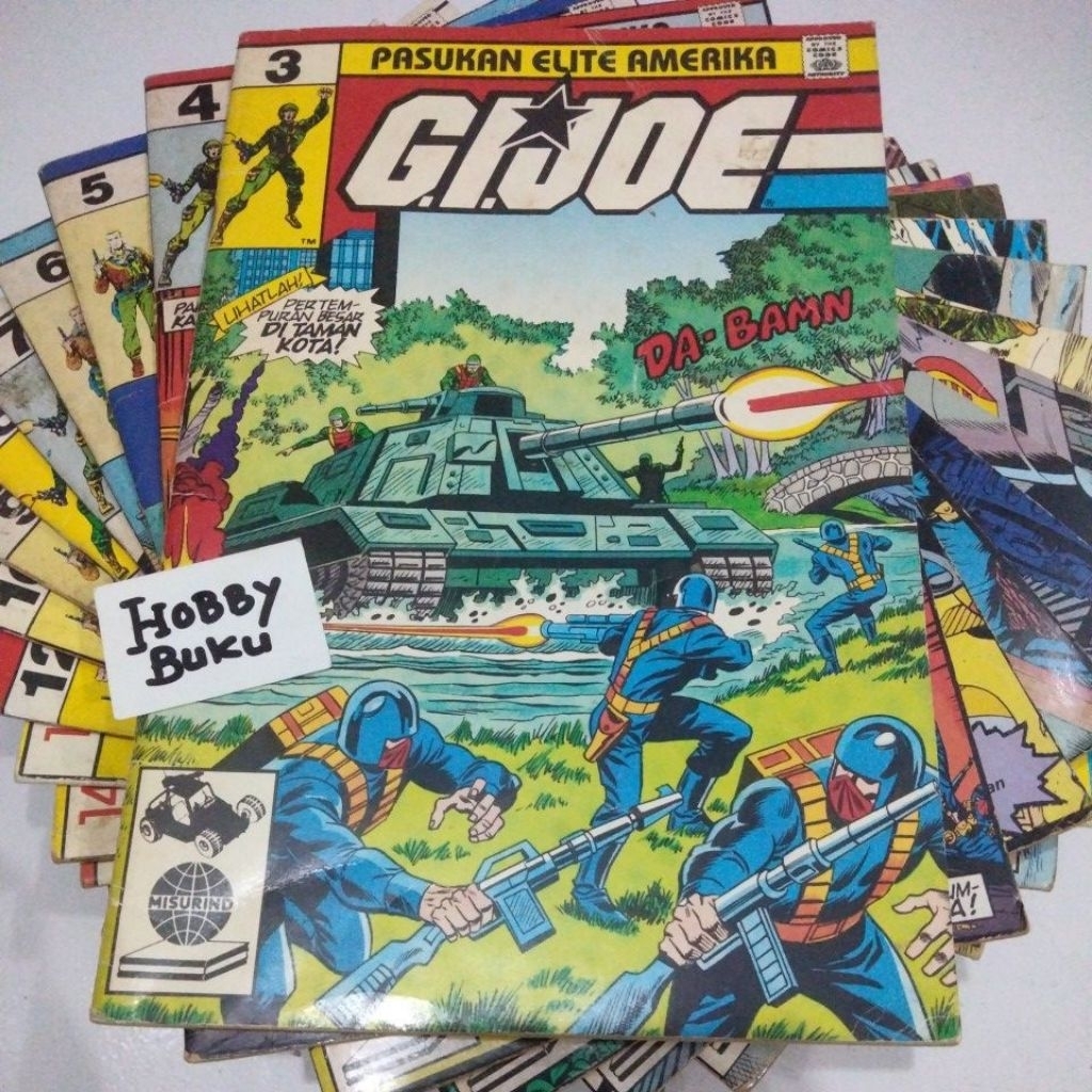 Misurind GI JOE Comic ทีมอเมริกัน Elite