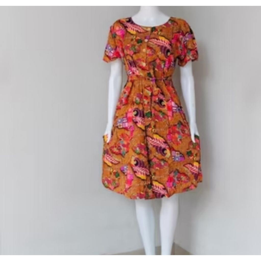 JESS JESS JESS || ใหม่ล่าสุด SIMANIS KUDA MAS DRESS LD 100-110/ SIMANIS