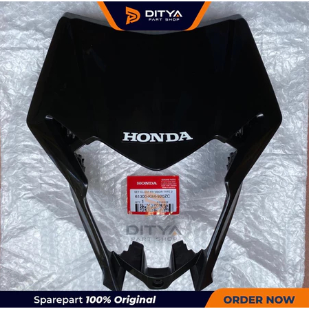 61300K84920ZC Visor CRF 150 Original, สีดํา CRF 150 Shell