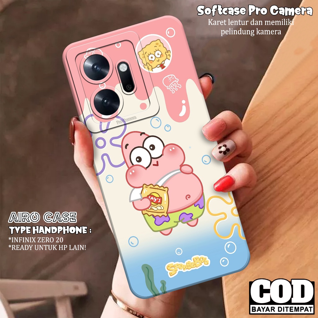 เคส HP INFINIX ZERO 20 - เคสแฟชั่นการ์ตูน - INFINIX ZERO 20 Softcase - เคสกล้อง Pro - INFINIX ZERO 2