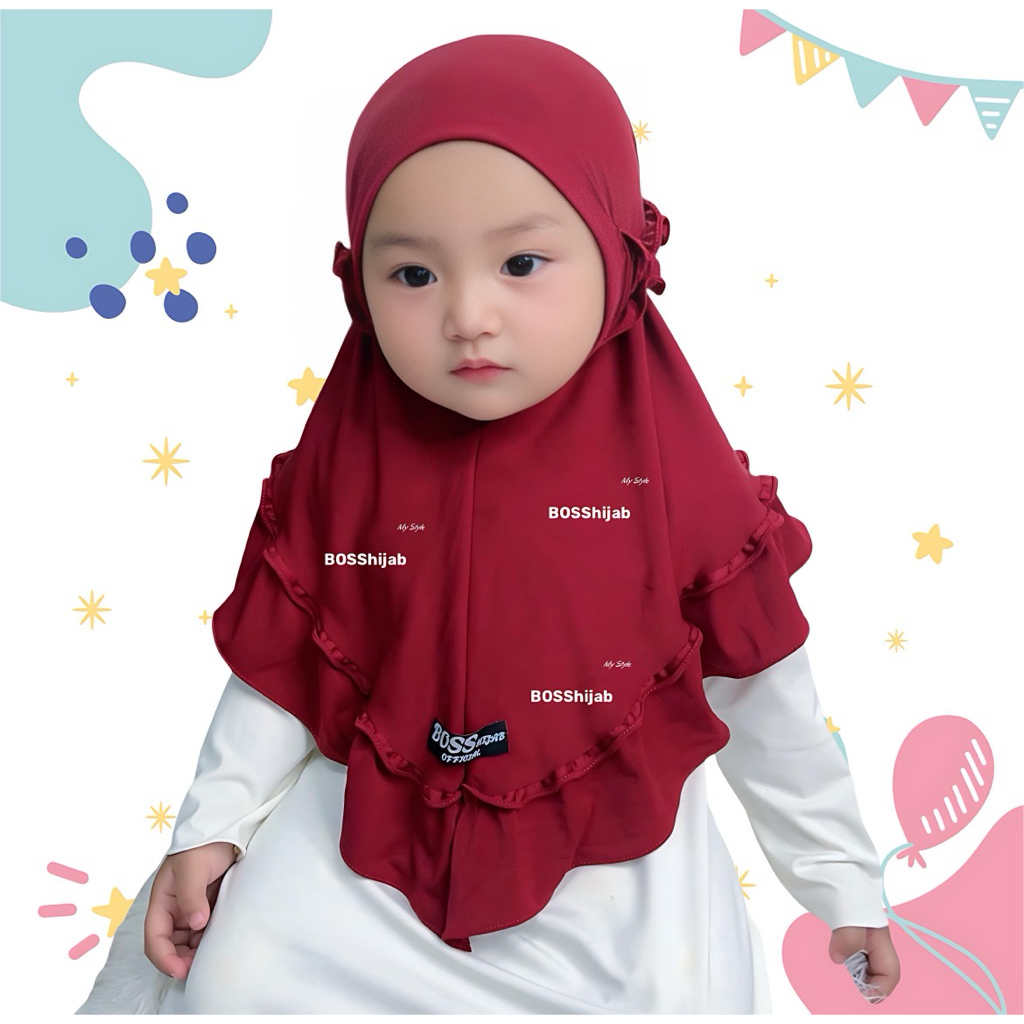 BOSShijab Carla อายุ 0-6 เดือน 1-2 ปี น่ารัก ทารกแรกเกิด ทันที