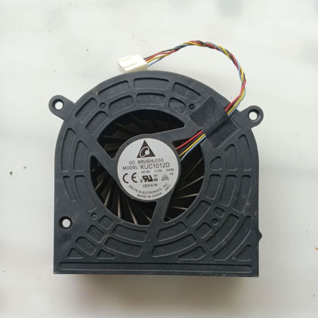 Delta Electronics DC Snail Fan 10CM-12V - หนา 2.5cm