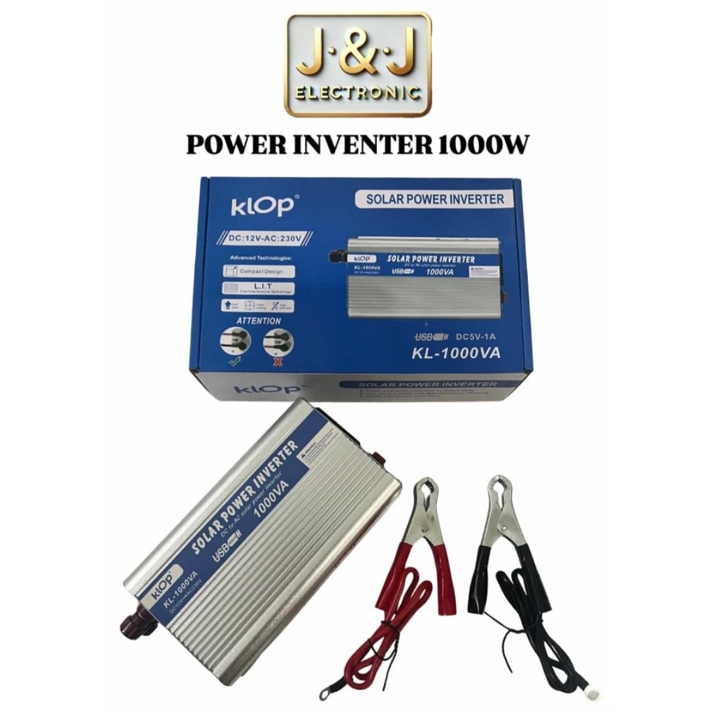 Inventor 1000W 12V / Inventor 1000W DC 12V เป็น AC 220V