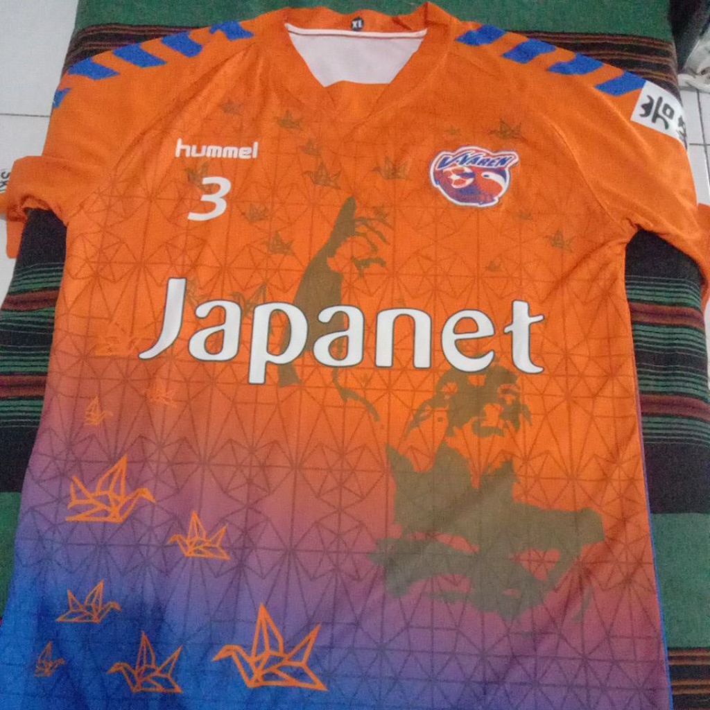 เสื้อเจอร์ซีย์ j-league v varen nagasaki ผลิตโดย jelata jogja ไซส์ xl fit L