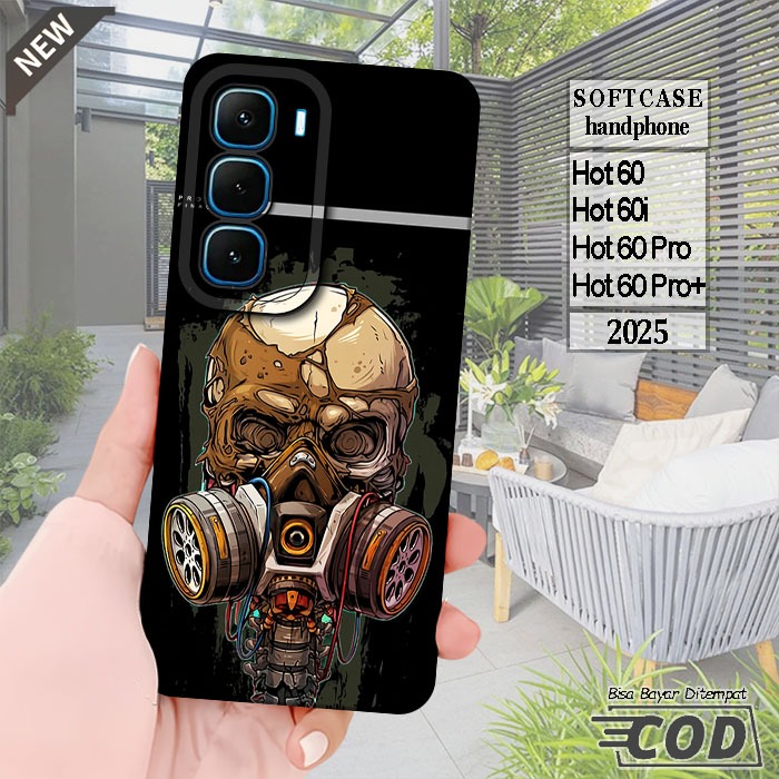 เคส Infinix Hot 60 - Infinix Hot 60i - Hot 60 Pro - Hot 60 Pro Plus - เคสซิลิโคนสีดําใสสุดเท่