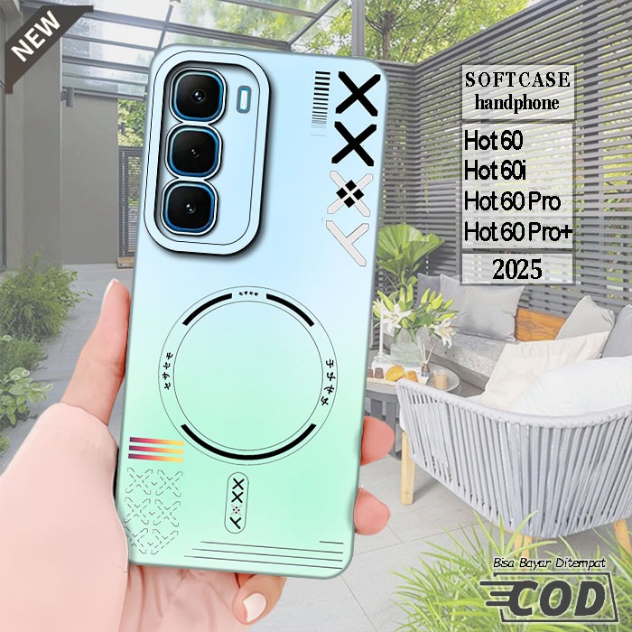 เคส Infinix Hot 60 - Infinix Hot 60i - Hot 60 Pro - Hot 60 Pro Plus - เคสซิลิโคนสีดําใสสุดเท่