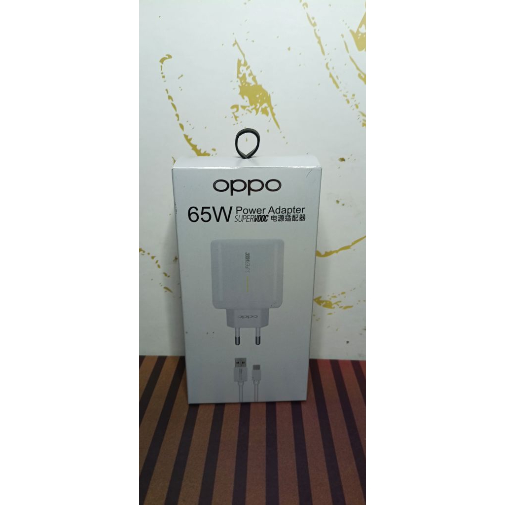 เครื่องชาร์จ OPPO SuperVOOC 65W ดั้งเดิม | อแดปเตอร์+สาย Type-C