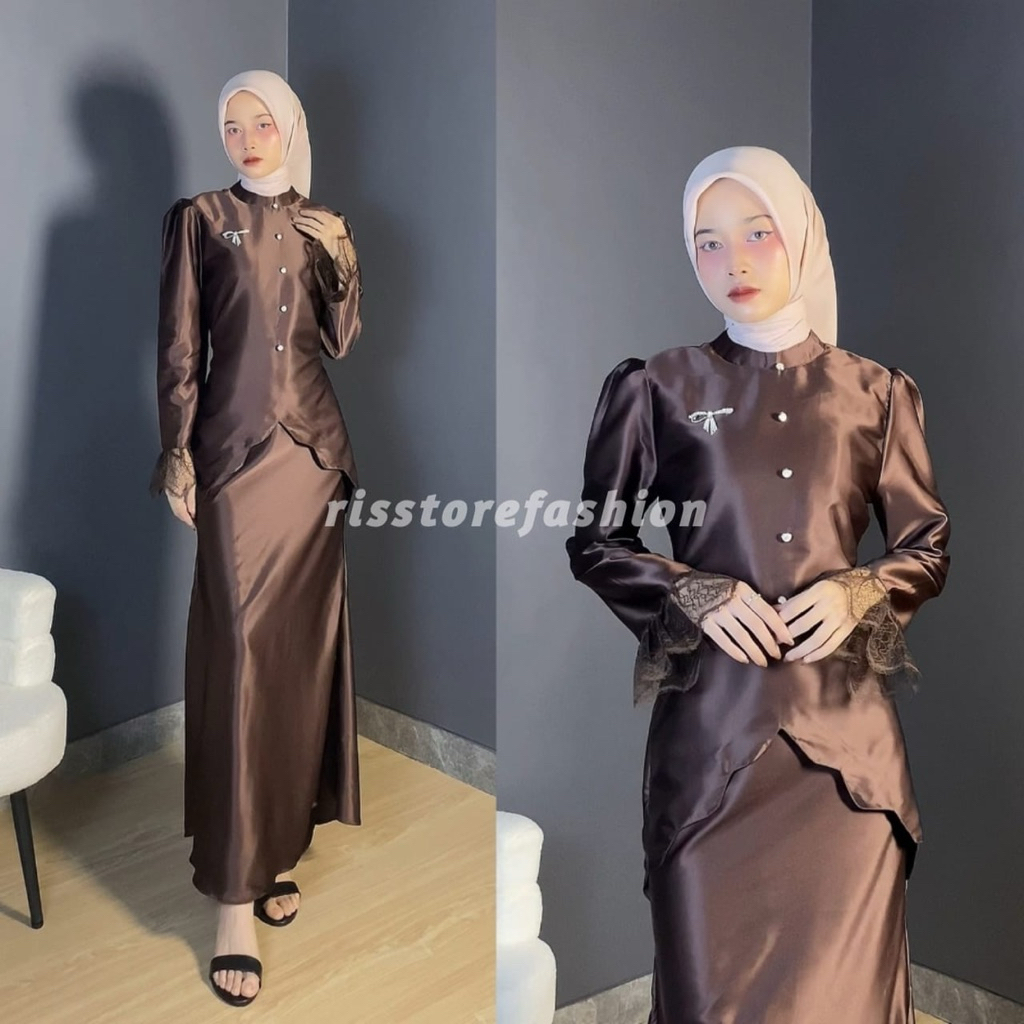 RISSTORE | AyunaชุดมาเลเซียEid Gamisชุดเชิญจบการศึกษาหมั้นเพื่อนเจ้าสาวงานแต่งงานSlim Body Fit Mermaidล่าสุดแฟชั่นของผู้หญิง2026 ราคา ถูกที่สุด ดีลบีเคเค แกลเลอรีภาพที่ 5