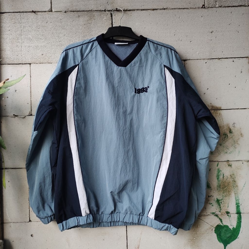 1993 Studio Crewneck Windbreaker เสื้อกีฬาลําลอง