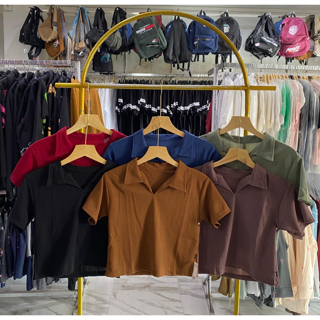 COLORED Crop T-Shirt / COLORED Tee T-Shirt / T-Shirt / Dan14 // 2