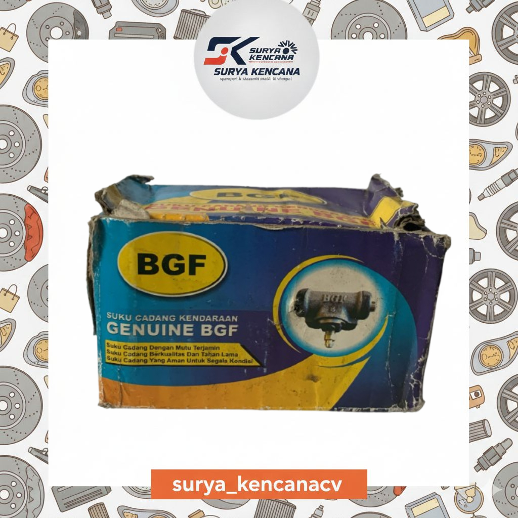 เบรคบล็อก/รอก CYLINDER ASSY ด้านหลัง LH PLAIN MITSUBISHI COLT DIESEL DOUBLE FE79 1 1/8 ORIGINAL BGF 