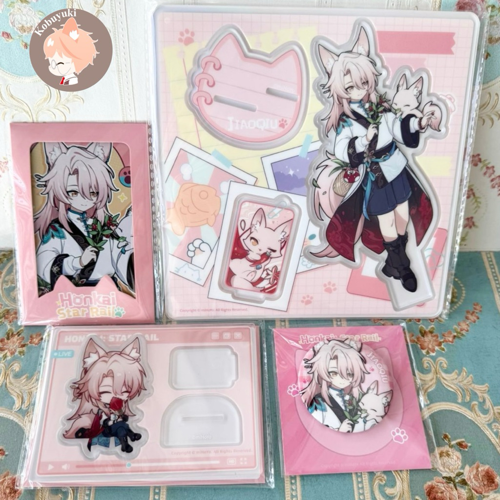 OFFICIAL JiaoQiu สินค้าต่างๆ merch jao qiu hsr honkaistarrail star rail standee อะคริลิค pc photocar