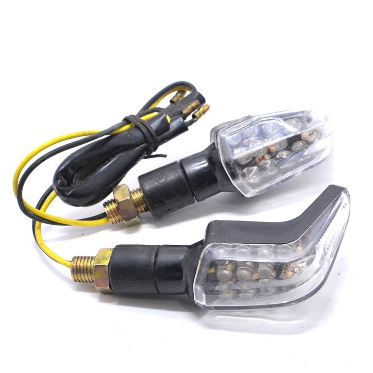 103H CR077 TURN SIGNAL LIGHTS universal CR077 assy รถมอเตอร์ไซด์ทั้งหมดชุด 2 ชิ้นด้านหน้าและด้านหลัง