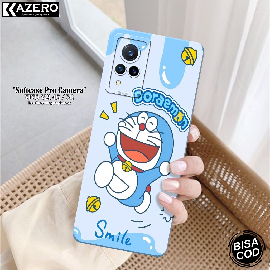 เคส VIVO V21 4G / 5G ล่าสุด - เคสแฟชั่นการ์ตูน - เคส VIVO V21 4G / 5G - เคสซิลิโคนกล้อง Pro - เคส VI