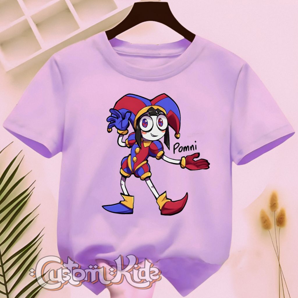 เสื้อผ้าเด็ก เสื้อยืดเด็ก Pomni digital circus ตอน7