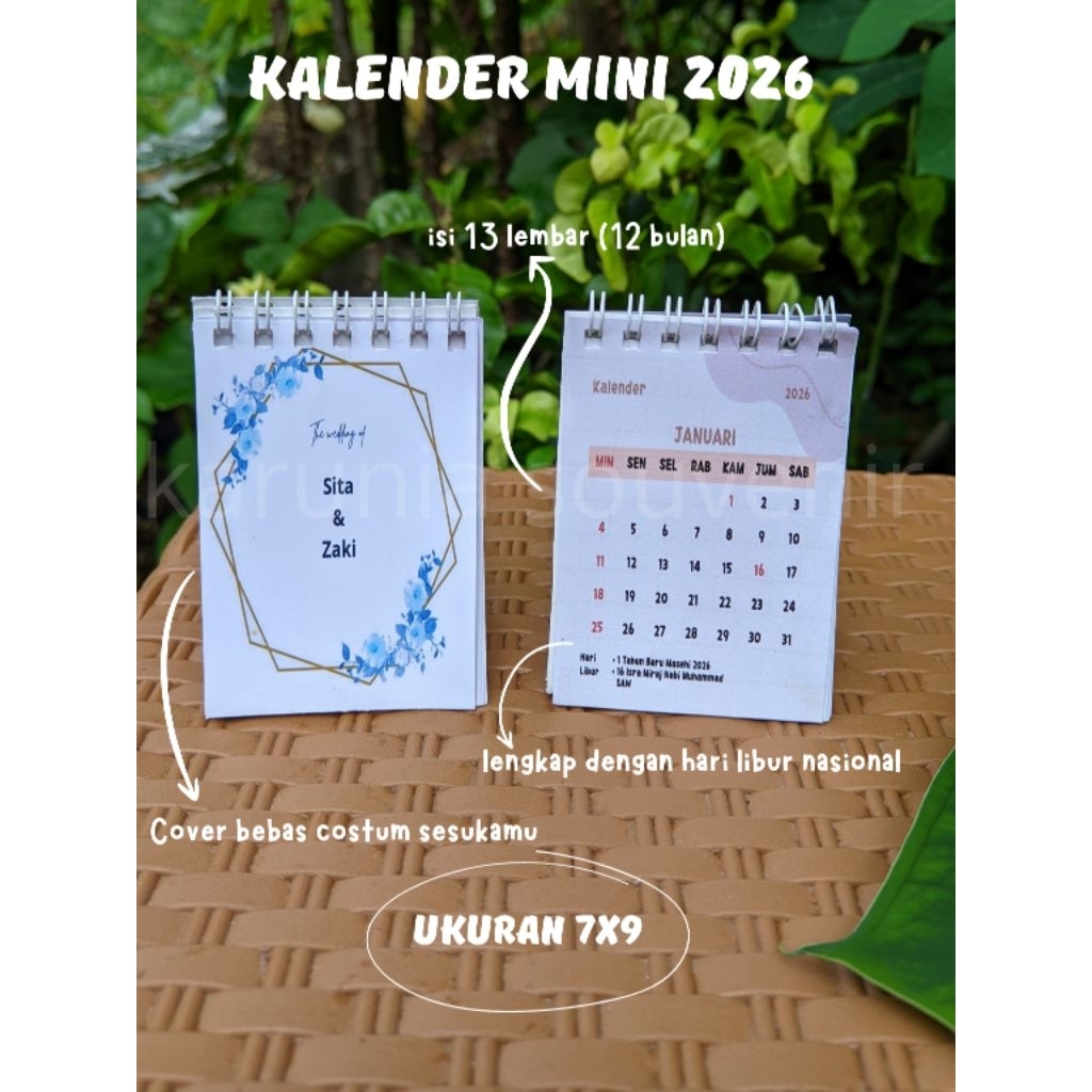 ปฏิทินจิ๋ว ของที่ระลึก 2026 | SITTING CALENDAR