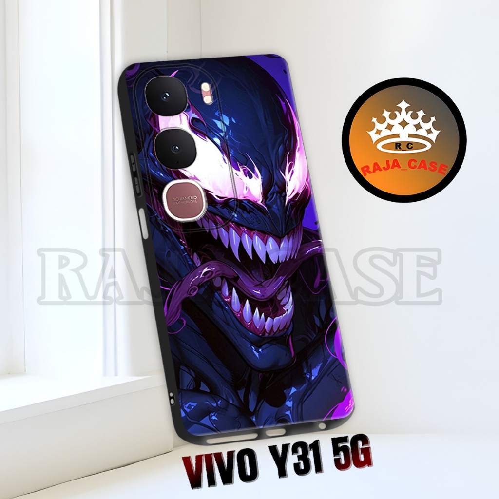 เคสยาง HP Rc21/VIVO Y31 5G - Venom Motif - เคสมือถือ VIVO Y31 5G - เคส VIVO Y31 5G - ซิลิโคน VIVO Y3