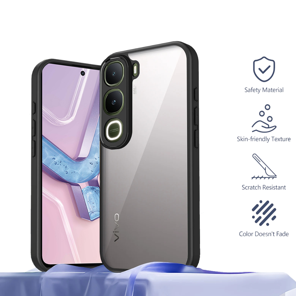 Vivo Y400 4G / 5G Hardcase Clear Edge Backcase Casing Vivo Y400