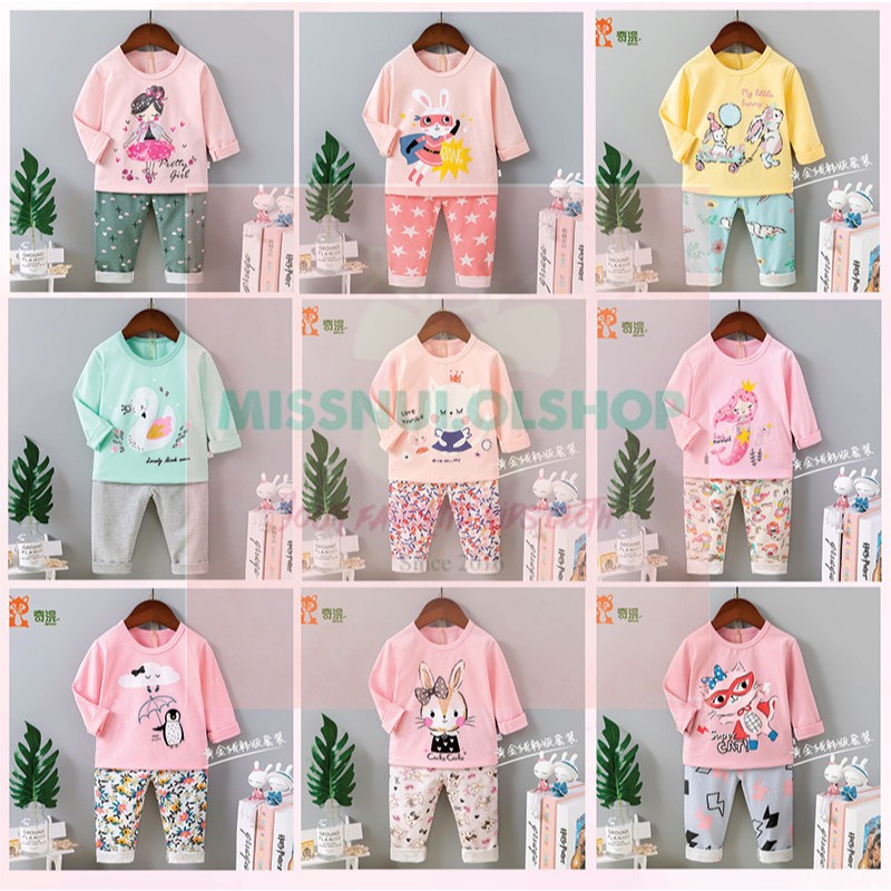 [READY] GIRLS T-SHIRT SET IMLPT CHINA KUBAO M24586 - M24595 (อายุ 2-7 ปี)