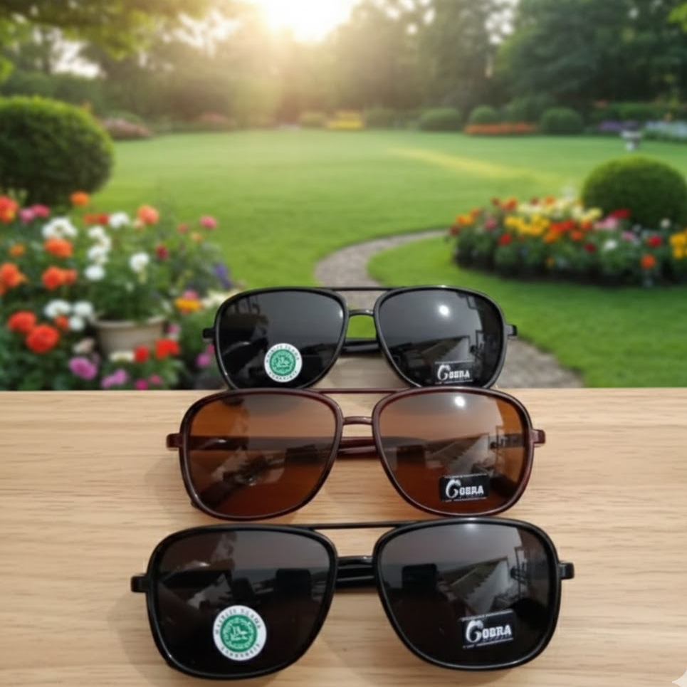 ใหม่ล่าสุด RIBEN AVIATOR GLASSES, แว่นตานักบินสีดํา, แว่นกันแดดผู้ชาย