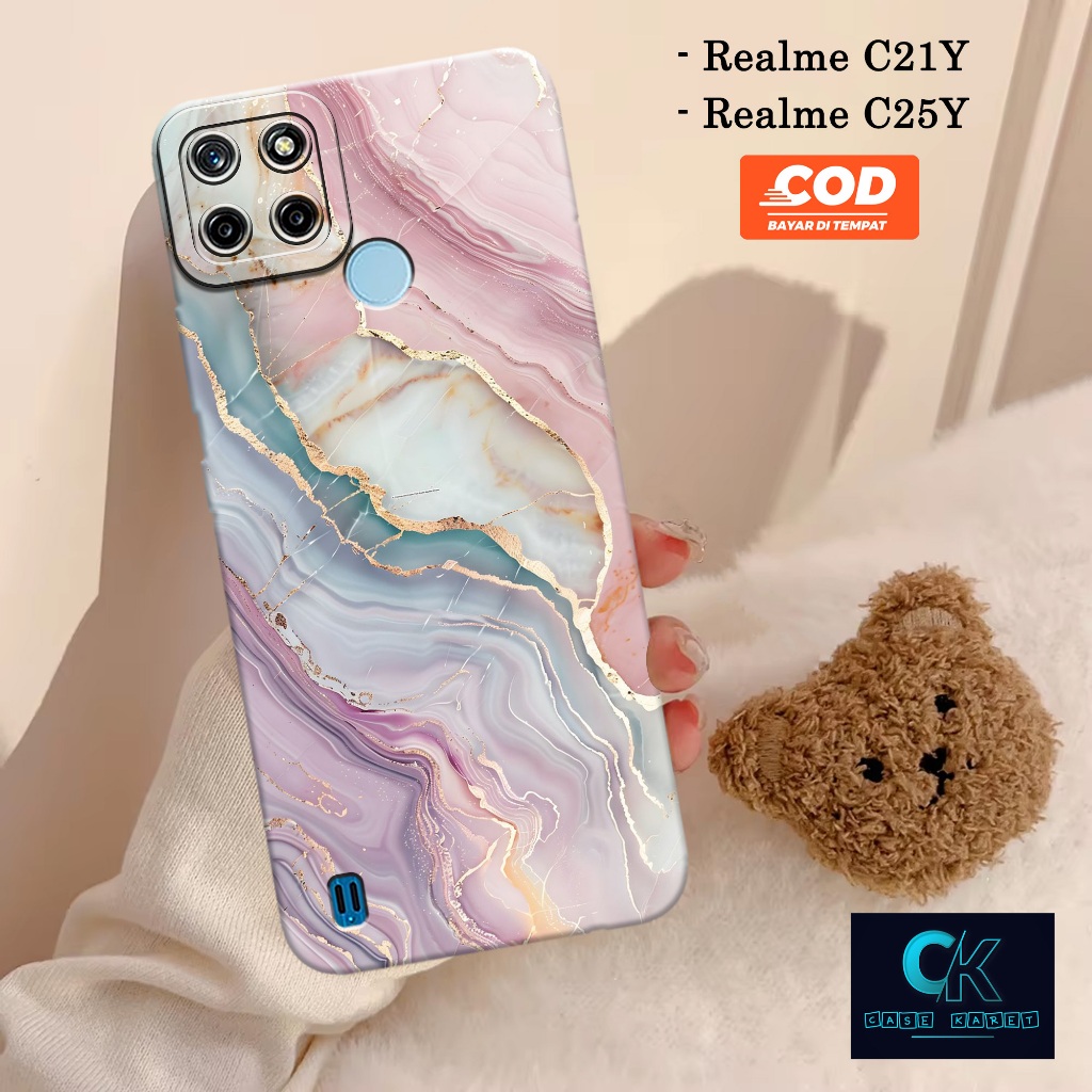 เคส HP ล่าสุด Realme C21Y / C25Y - เคสแฟชั่น AESTHETIC - เคสยาง - เคส Realme C21Y / C25Y - เคสโทรศัพ