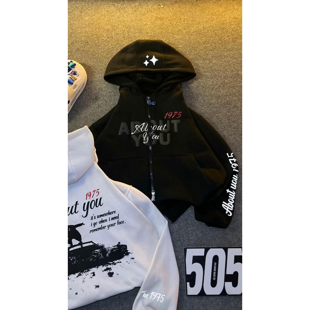 HOODIE ABOUT YOU V2 การพิมพ์หน้าจอบทความใหม่โฟมโฟมโฟมโฟมสะท้อนแสงสว่างขึ้น