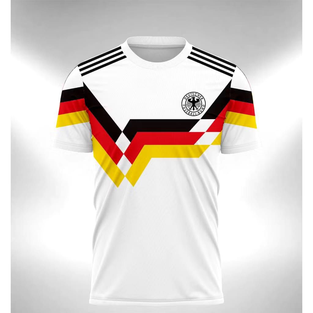 GERMANY GERMANY JERSEY 1990 ชื่อและหมายเลขด้านหลังฟรี