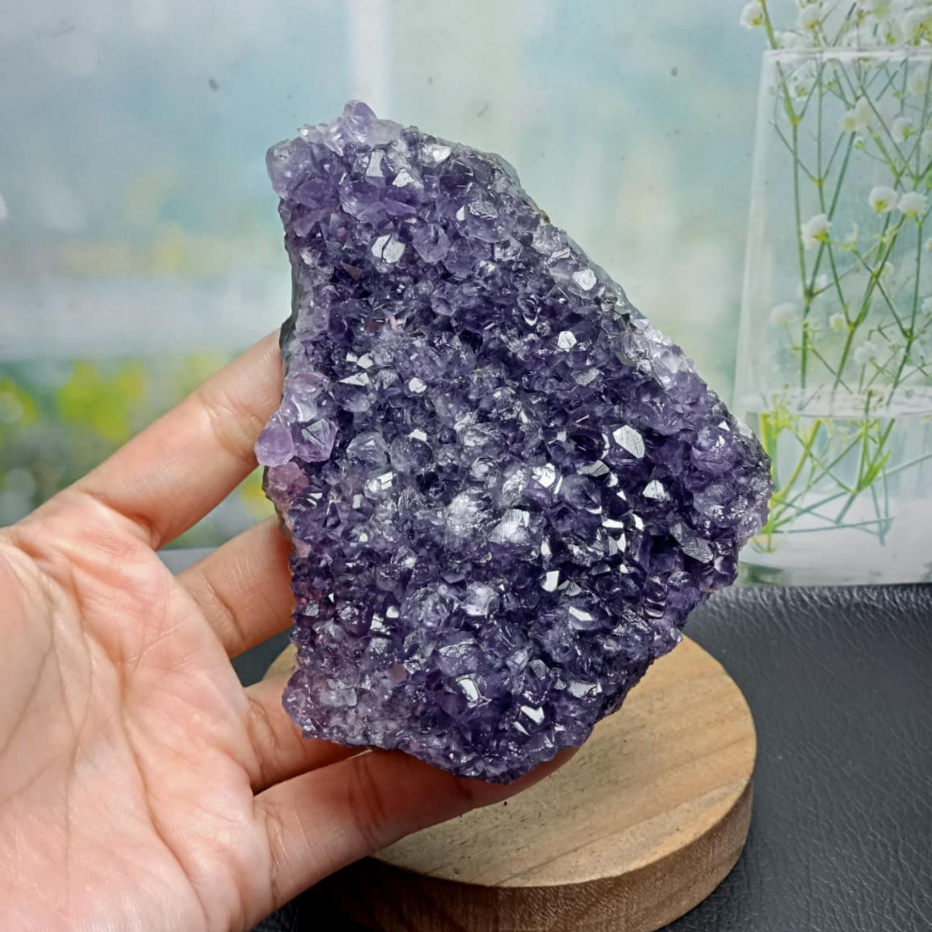 Druzy Geode Natural Brazil Amethyst Quartz Stone (11)