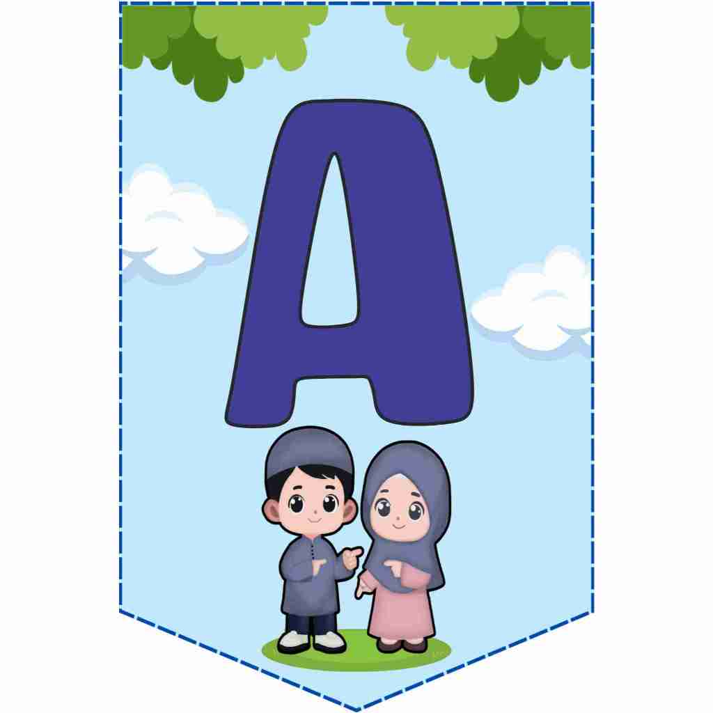 BUNTING FLAG / BANNER FLAG BIRTHDAY (SINGLE) CHARACTER CUSTOM