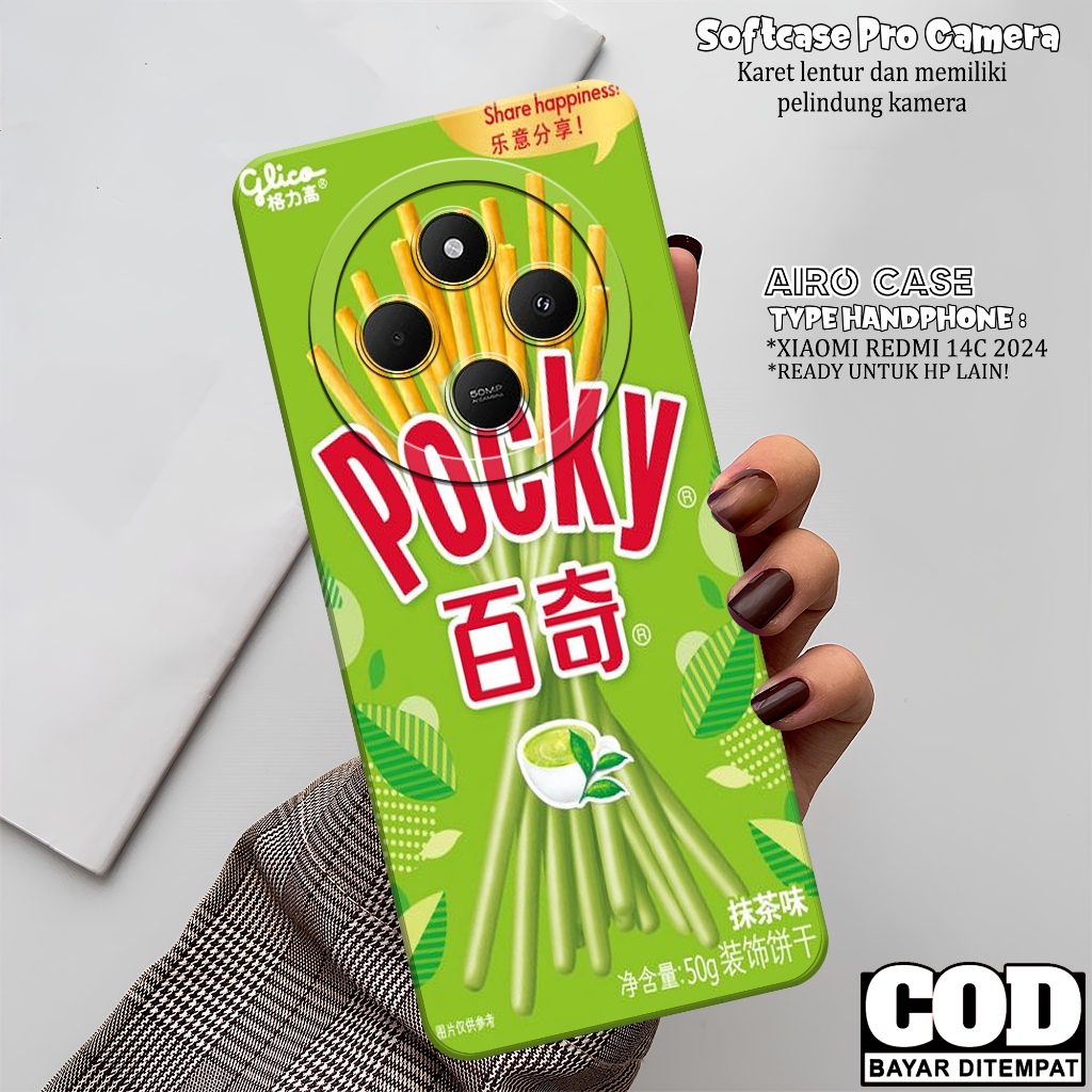 เคส HP XIAOMI REDMI 14C 2024 - เคส AIRO - เคส XIAOMI REDMI 14C Softcase - Tpu Silicone - กล้อง Pro -