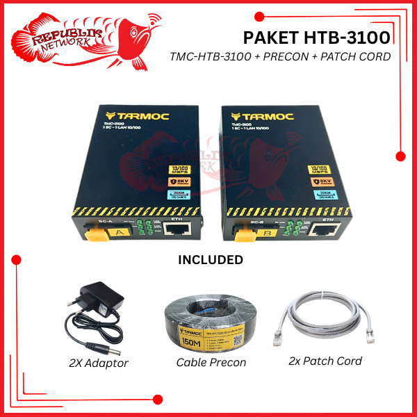 HTB 3100 50-150 M Fiber Optic Package 1 Link พร้อมใช้งาน