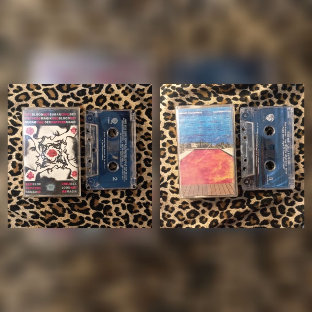 RHCP Cassette Tape - คีย์บอร์ดเกมมิ่งน้ําตาลในเลือด & Californication