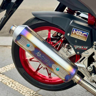 Standard Racing Exhaust Inlet 38mm Type THUNDER BLADE Full Stainless Original Pavta