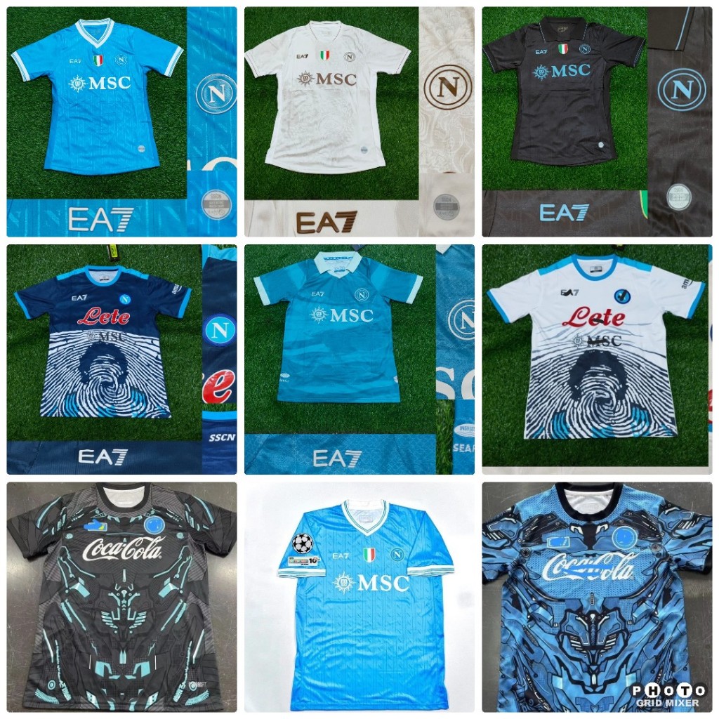 PLAYER ปัญหา MEDIOKER NAPOLI HOME AWAY 3RD TRAINING MARADONA JERSEY FOOTBALL SHIRT 2022-2024 2025/20