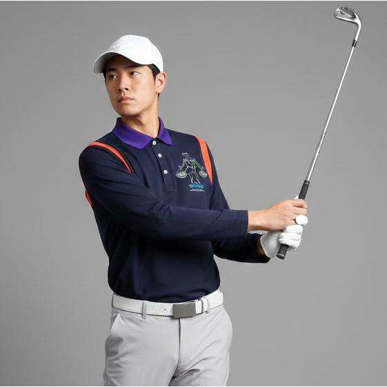 WIFFWAFF Golf Shirt เสื้อยืดคอปกโปโล Padel Dryfit Tennis Jersey - สําหรับผู้ชาย