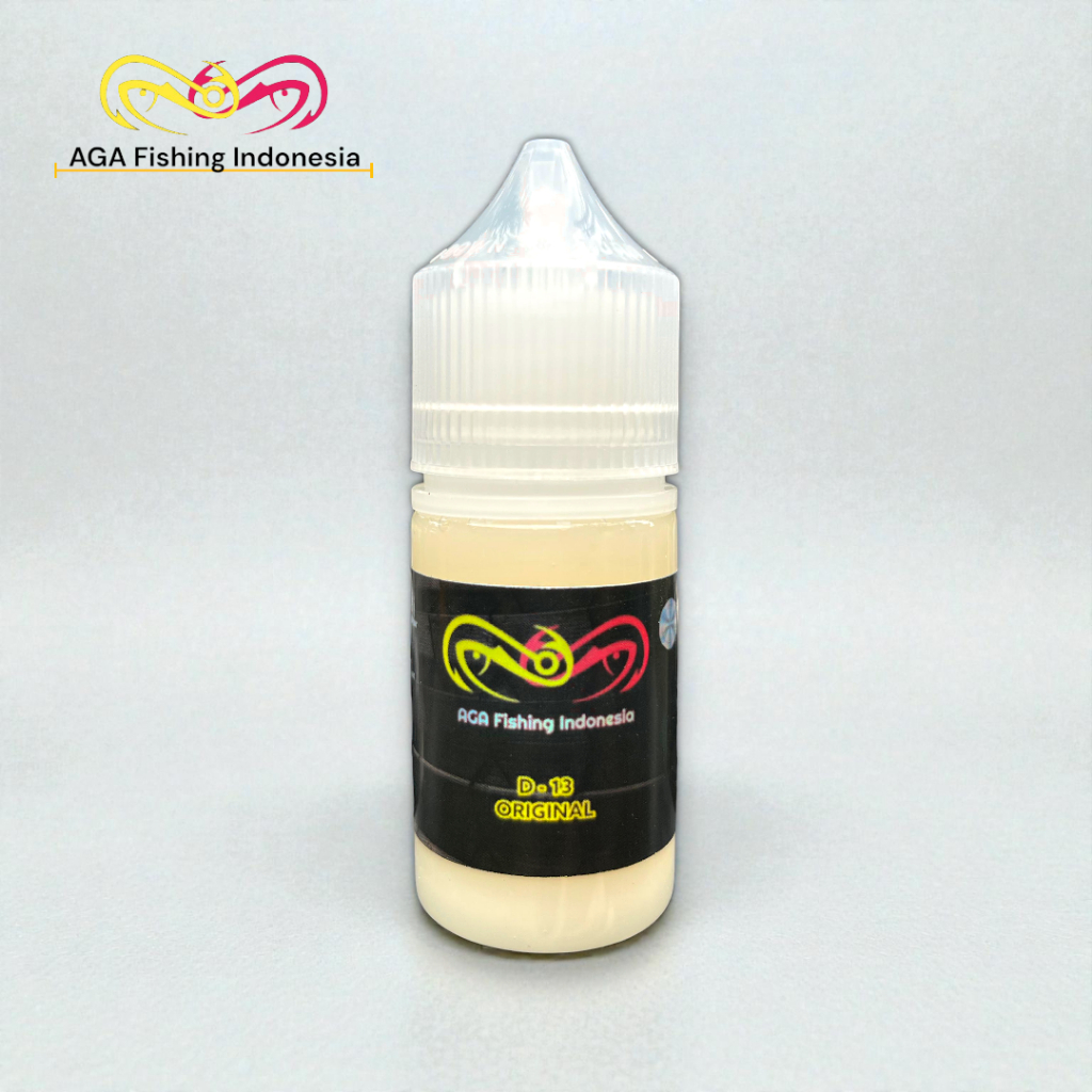 D13 Original AGA Fishing อินโดนีเซีย Powerful Booster Fishing Essence สําหรับปลาน้ําจืดทุกชนิด 30ml