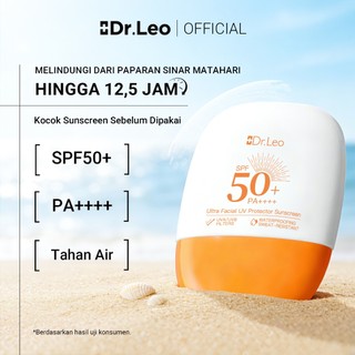 Dr.Leo Ultra Facial UV Protector Sunscreen SPF50+ PA++++ Mixed Skin Non Acne Sunscreen No Whitecast Tidak Kusam Berminyak Sunblock
