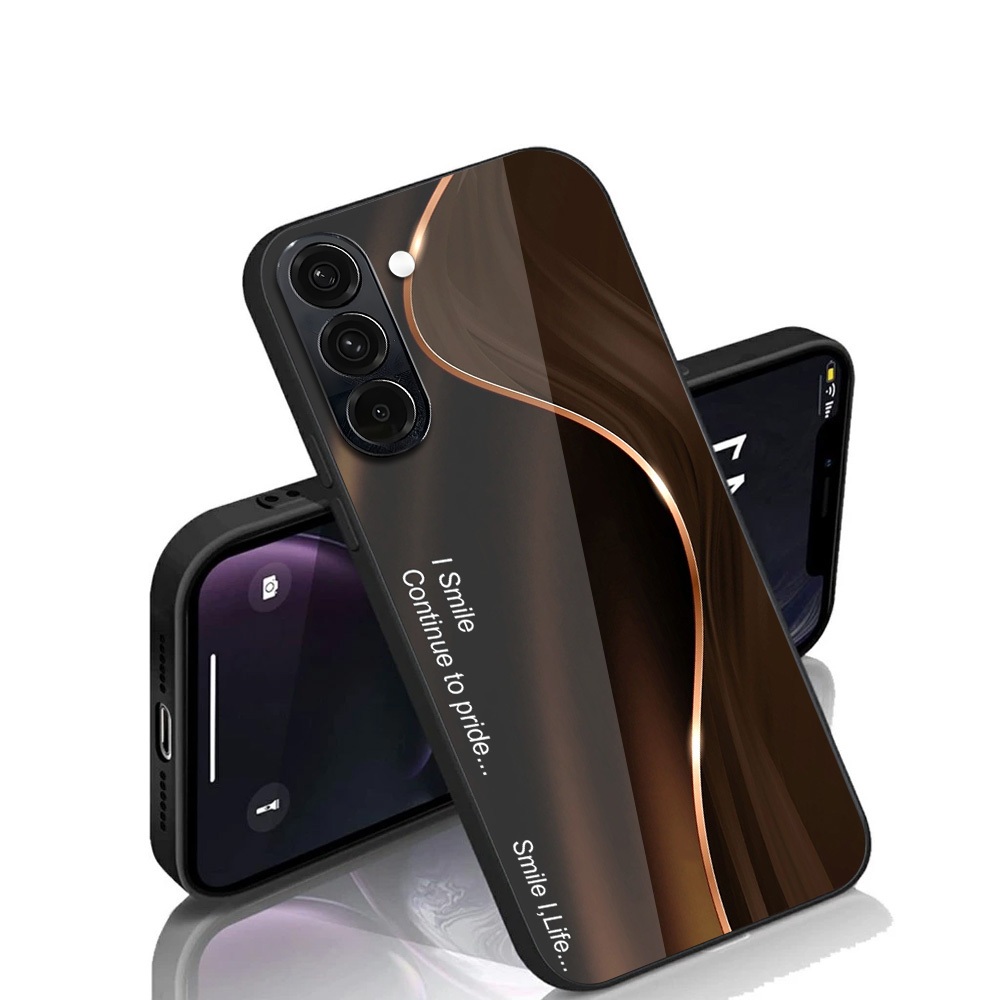 [M46] Samsung A56 Glass Glitter Softcase - เคส Samsung A56 Glossy - เคสกระจก Samsung A56