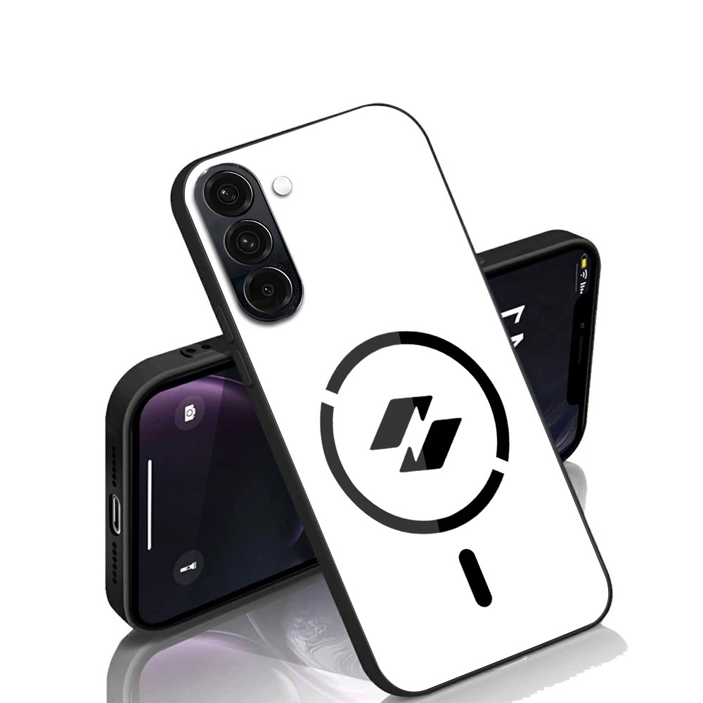 [M76] Samsung A56 Glass Glitter Softcase - Samsung A56 Glossy Case - Samsung A56 Glass Case