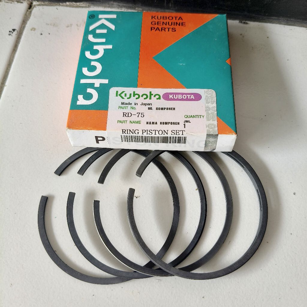 MESIN RD75 KUBOTA แหวนลูกสูบ 1 ชุด KUBOTA RD75 ENGINE SEHER RING