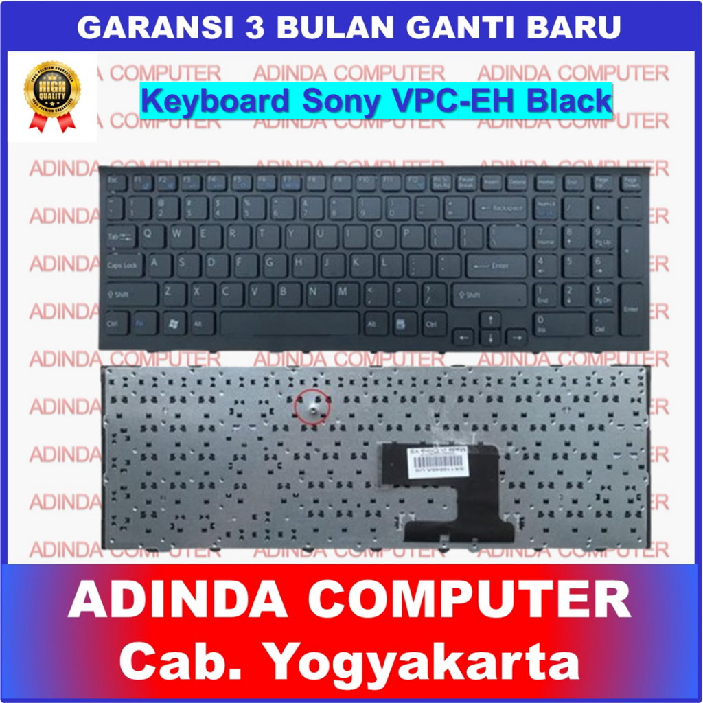 Sony EH VPC-EH VPC-EE25FX VPCEE26FJ VPC-EE46FJ คีย์บอร์ดสีดํา