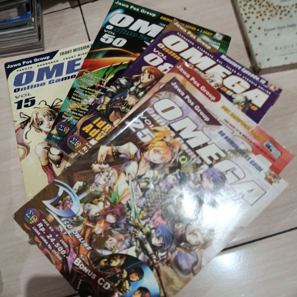 หนังสือนิตยสารเกม omega zigma มือสองของแท้