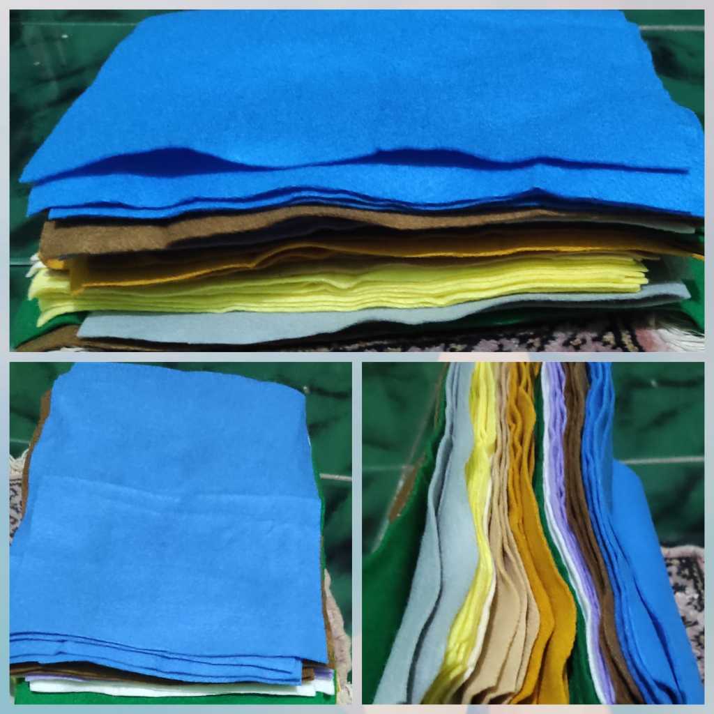 ผ้าสักหลาด ขนาด 20x29/18x38/18x45/ขายเป็นแผ่น (สต๊อกเก่าใหม่)